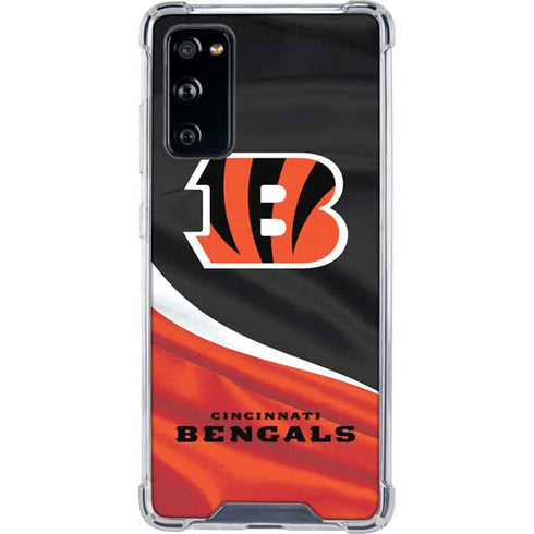 NFL Cincinnati Bengals Galaxy S20 FE Clear Case